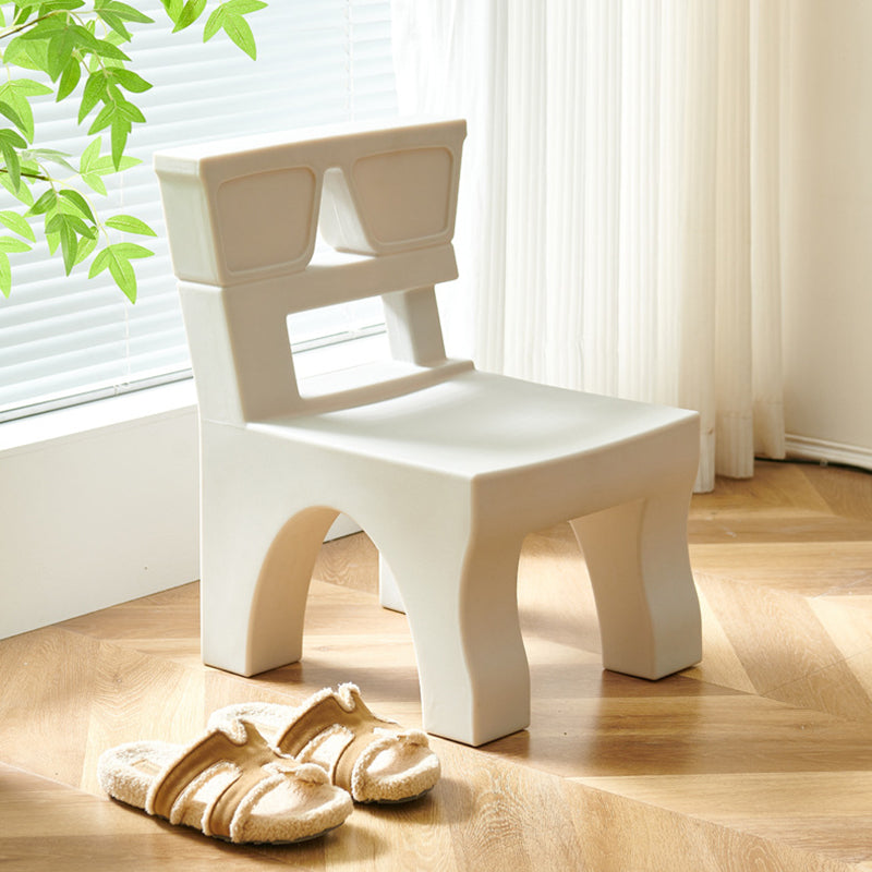 Nordic Plastic Square Low Stool