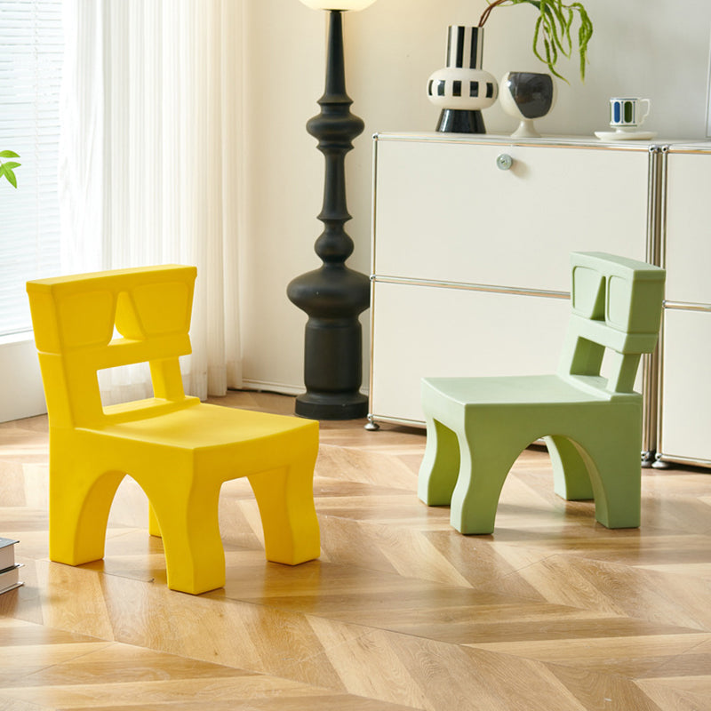 Nordic Plastic Square Low Stool