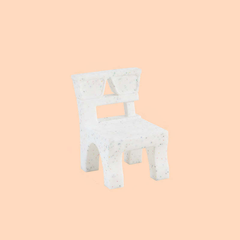 Nordic Plastic Square Low Stool