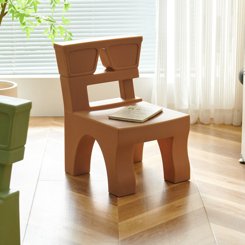 Nordic Plastic Square Low Stool