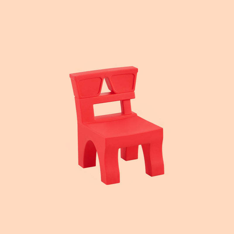 Nordic Plastic Square Low Stool