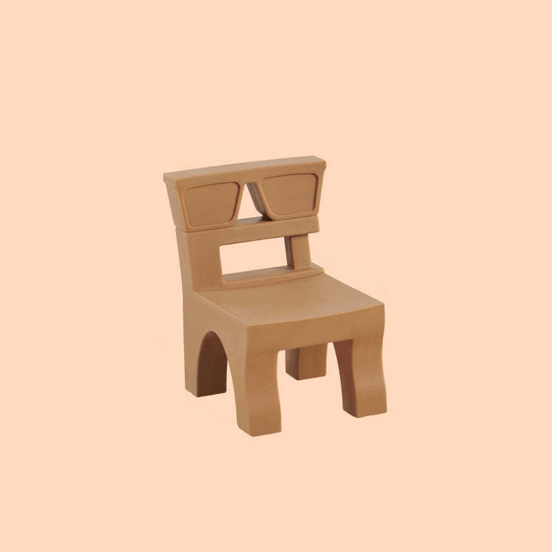 Nordic Plastic Square Low Stool