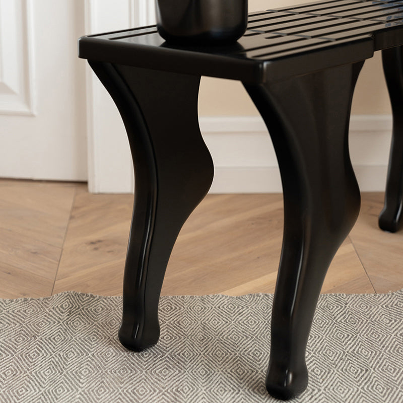 Wood Doberman Rectangle Bench