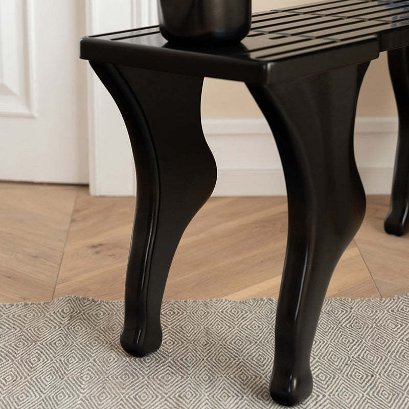 Wood Doberman Rectangle Bench