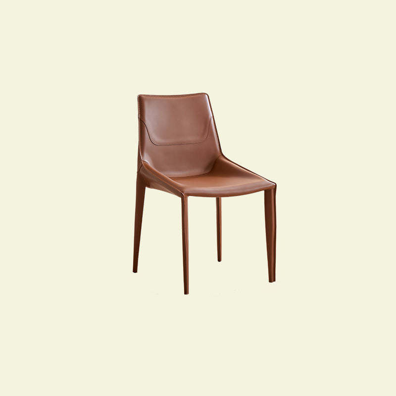 Minimalist Saddle Leather Bench