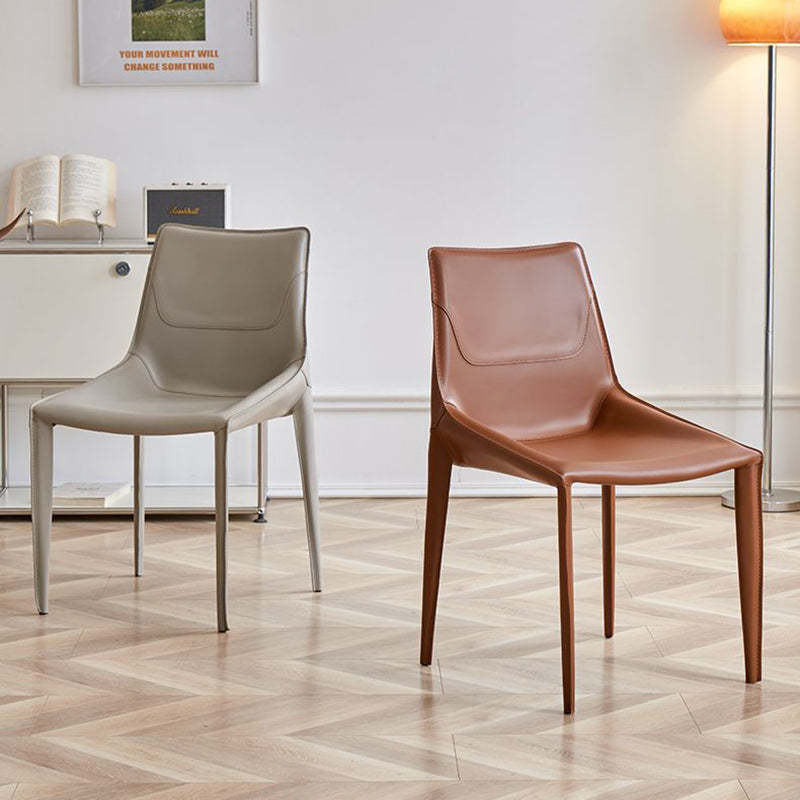 Minimalist Saddle Leather Bench — Black