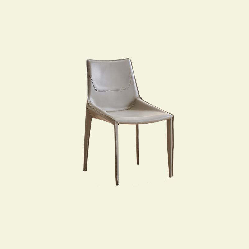 Lighom saddle leather steel dining chairs & benches for entryway