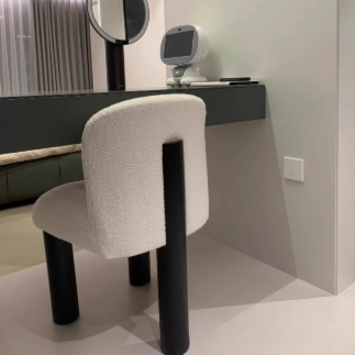 Nordic Matte Velvet Chair