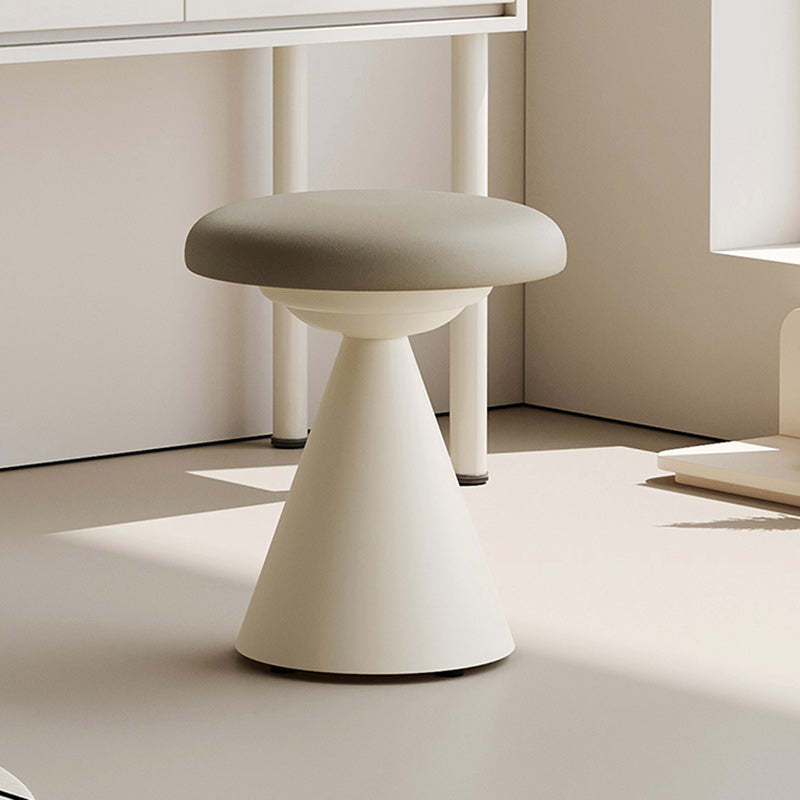 Gray minimalist mushroom vanity stools