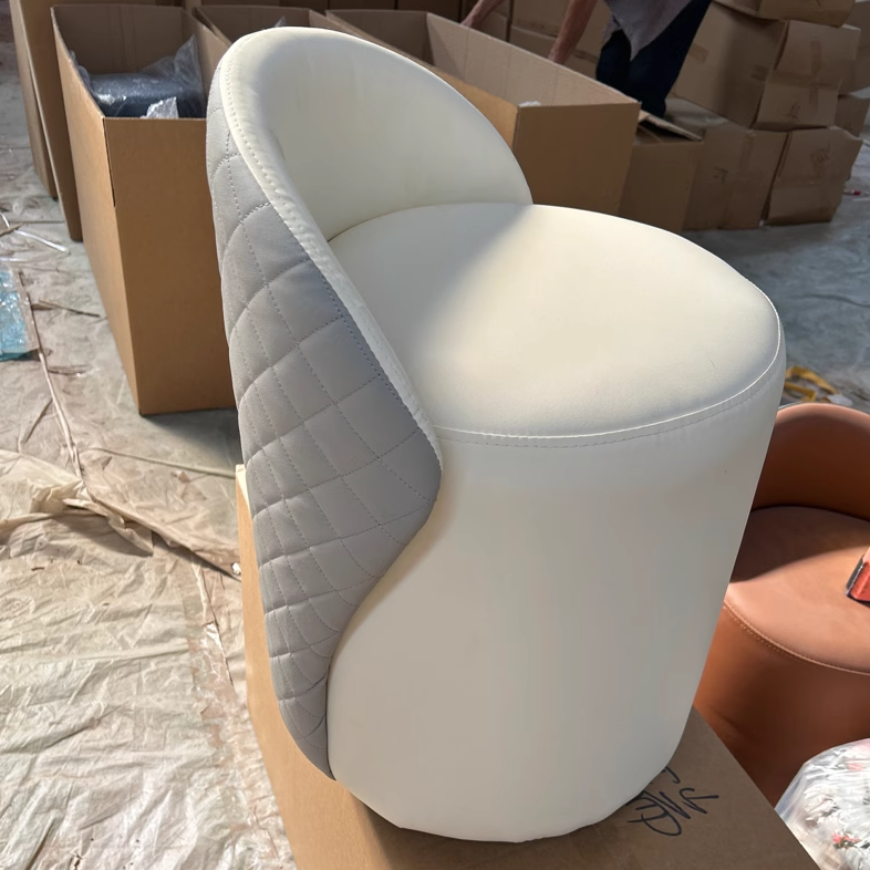 Minimalist Leather Accent Chair