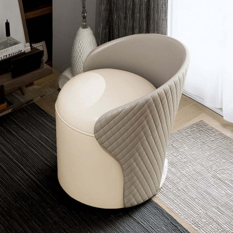 Minimalist Leather Accent Chair