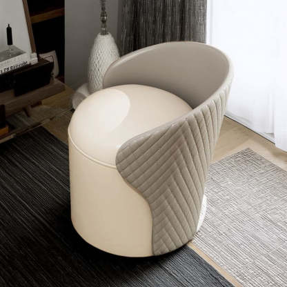 Minimalist Leather Accent Chair