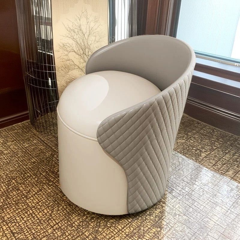 Minimalist Leather Accent Chair