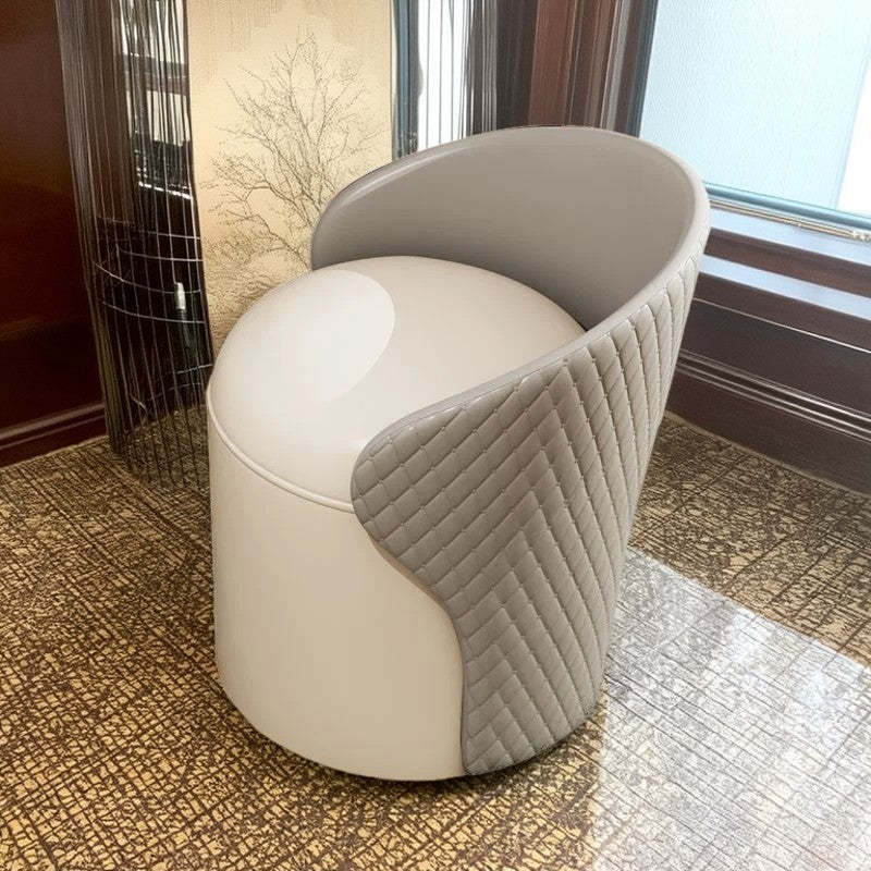 Minimalist Leather Accent Chair