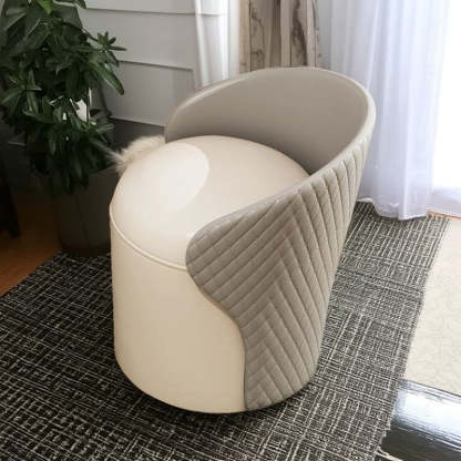 Minimalist Leather Accent Chair