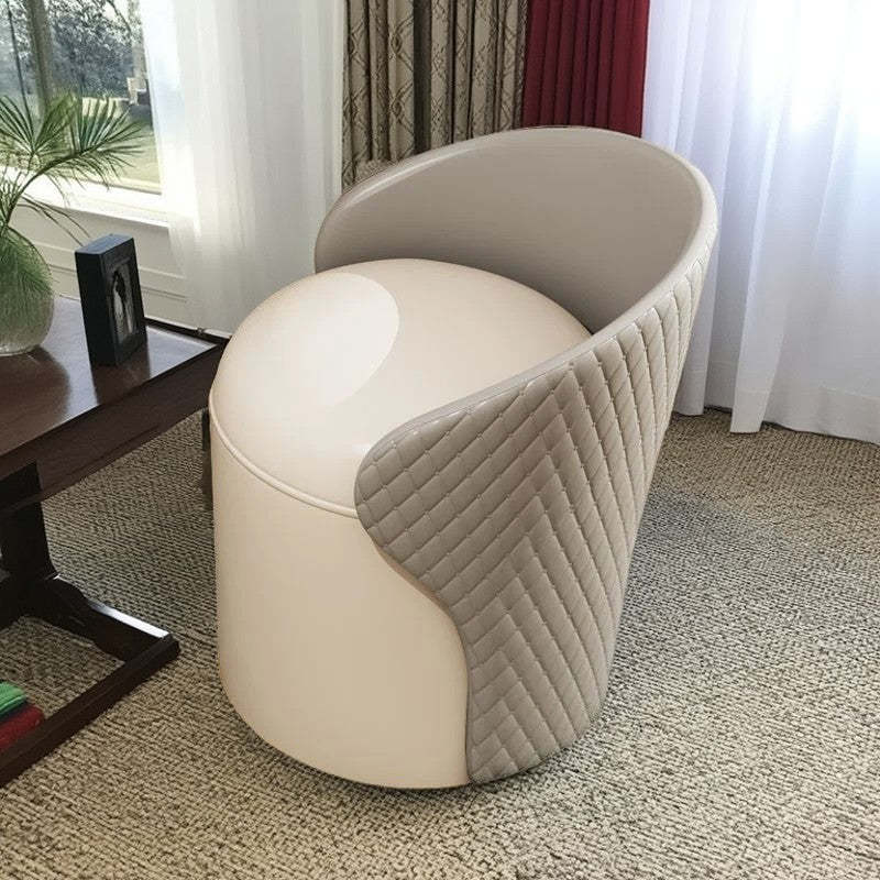 Minimalist Leather Accent Chair