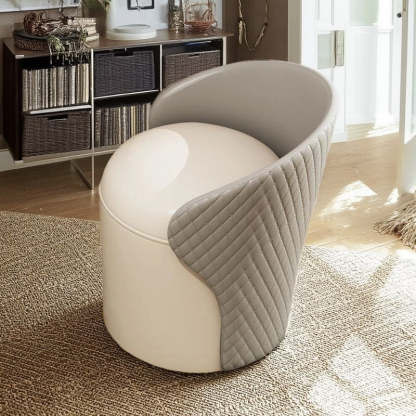 Minimalist Leather Accent Chair