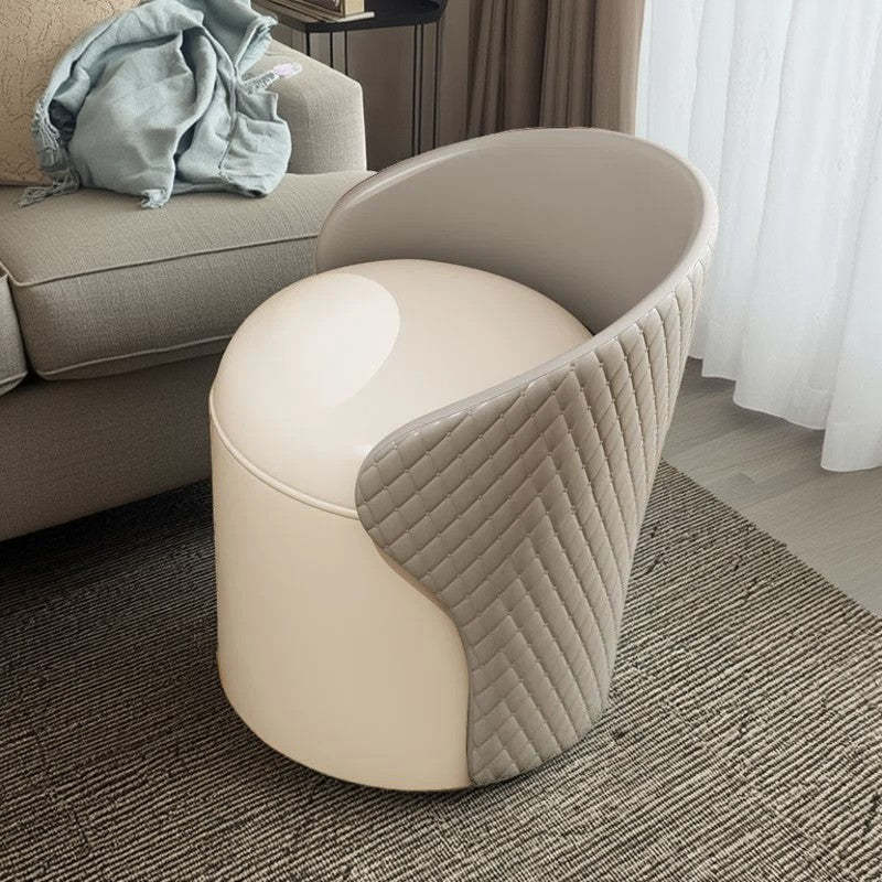 Minimalist Leather Accent Chair
