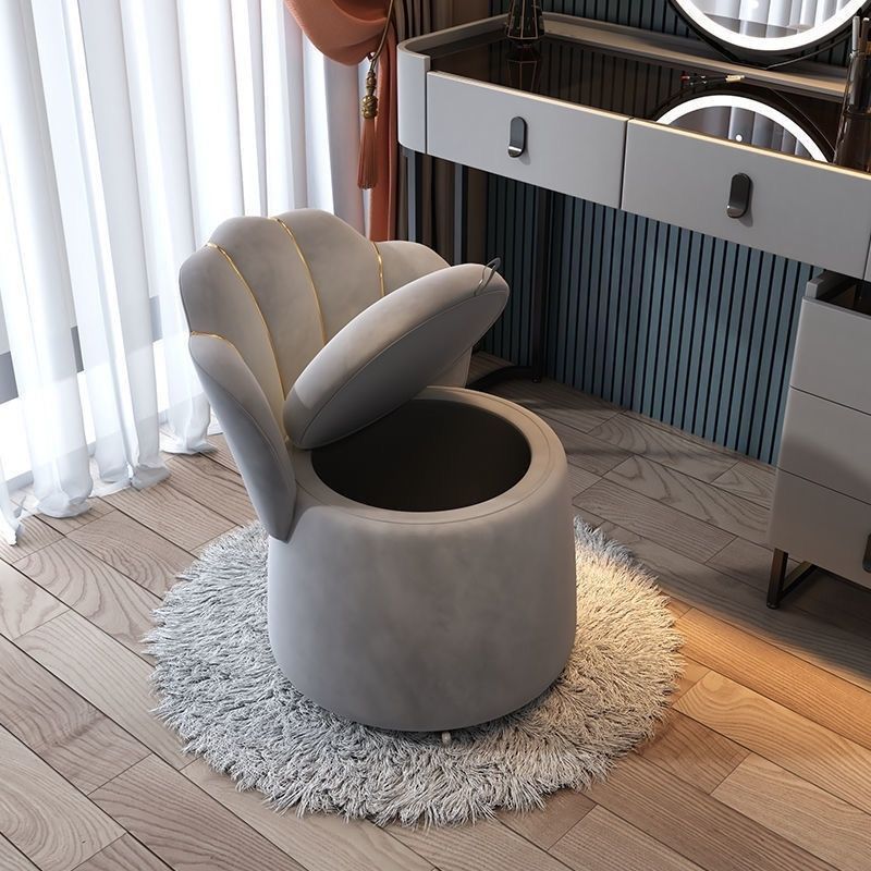 Nordic Velvet 1-Storage Nightstand