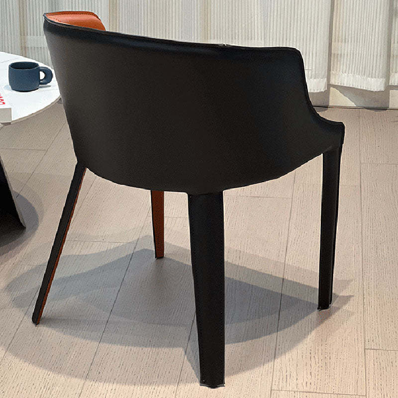 Minimalist Saddle Leather Nightstand
