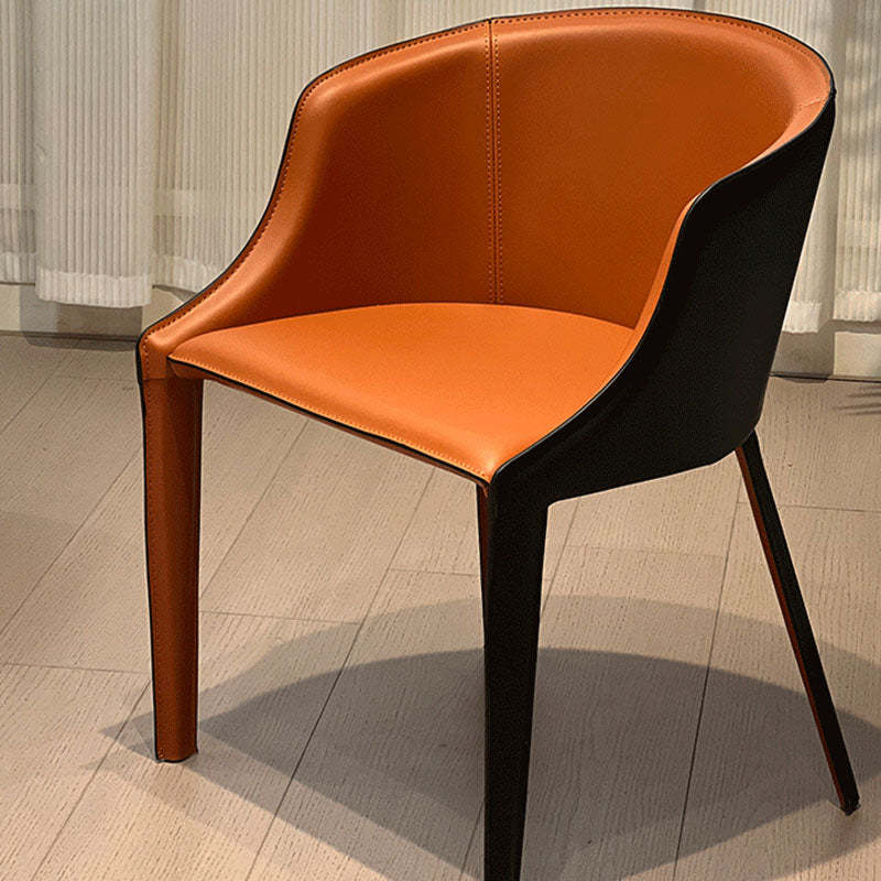 Minimalist Saddle Leather Nightstand
