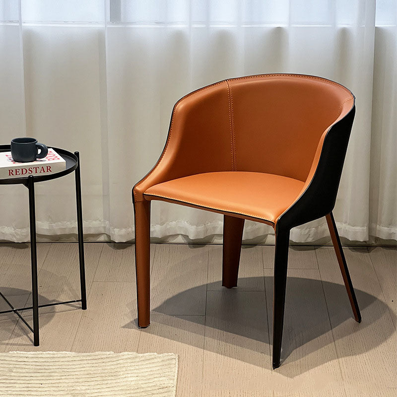 Minimalist Saddle Leather Nightstand