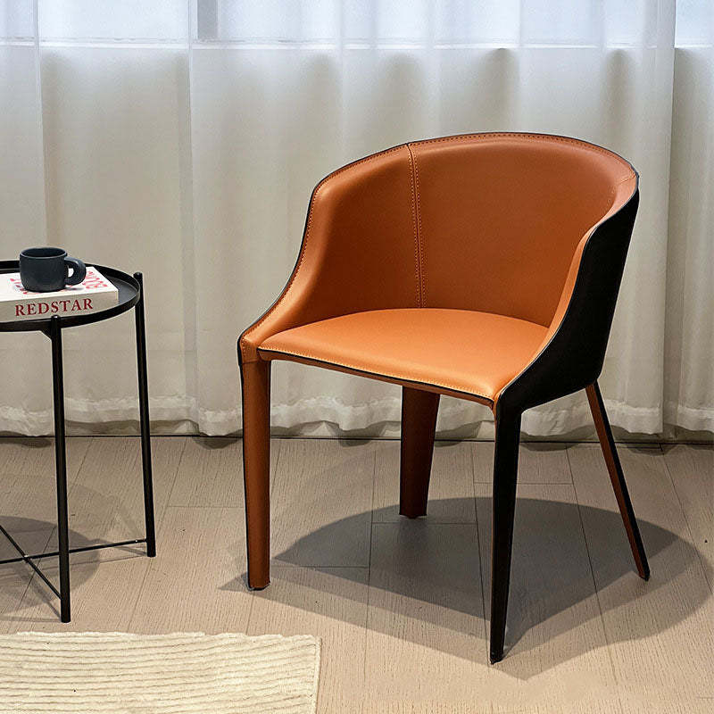 Minimalist Saddle Leather Nightstand