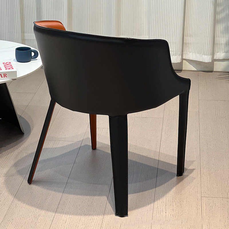 Minimalist Saddle Leather Nightstand