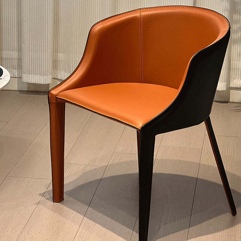 Minimalist Saddle Leather Nightstand