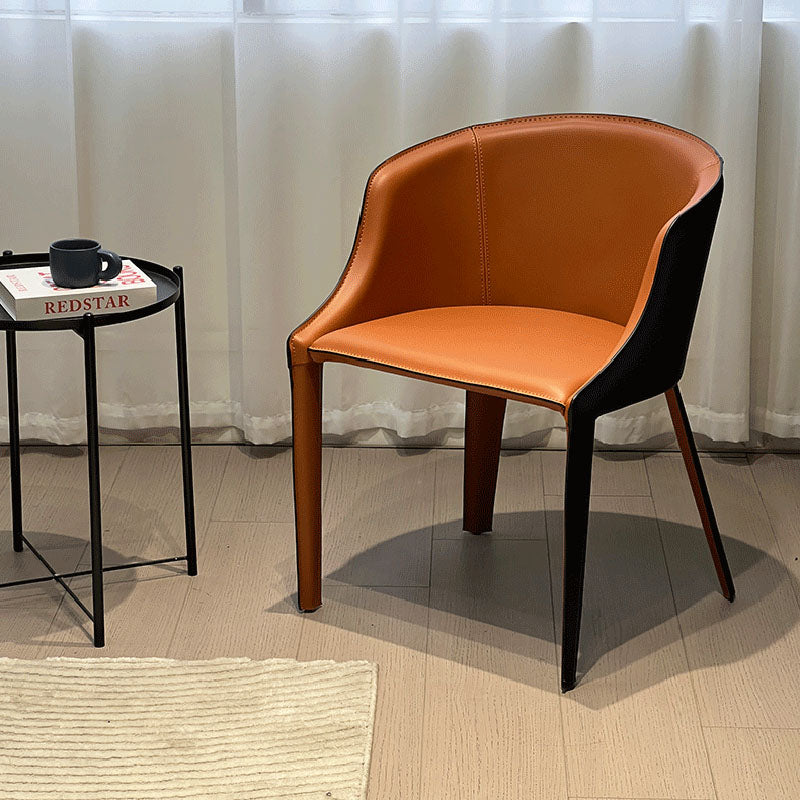 Minimalist Saddle Leather Nightstand