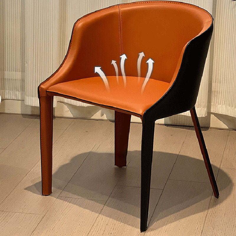 Minimalist Saddle Leather Nightstand