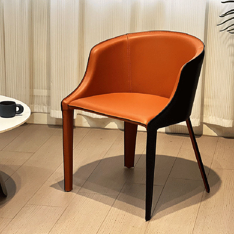 Minimalist Saddle Leather Nightstand