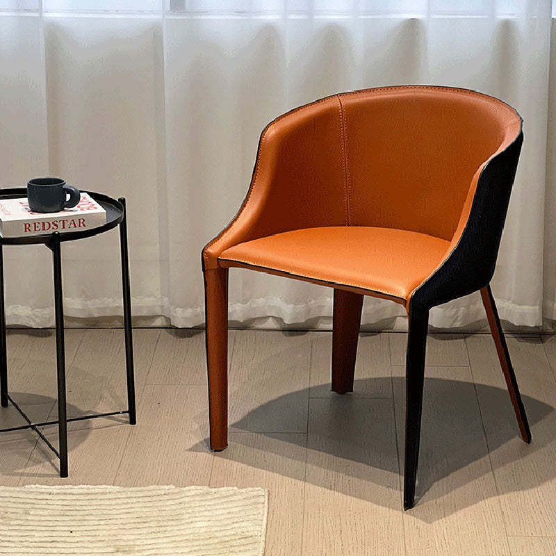 Minimalist Saddle Leather Nightstand