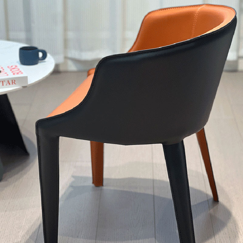 Minimalist Saddle Leather Nightstand