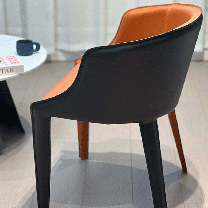 Minimalist Saddle Leather Nightstand