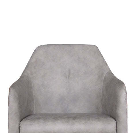 Fabric Metal Curved Mobile Desk Chair
