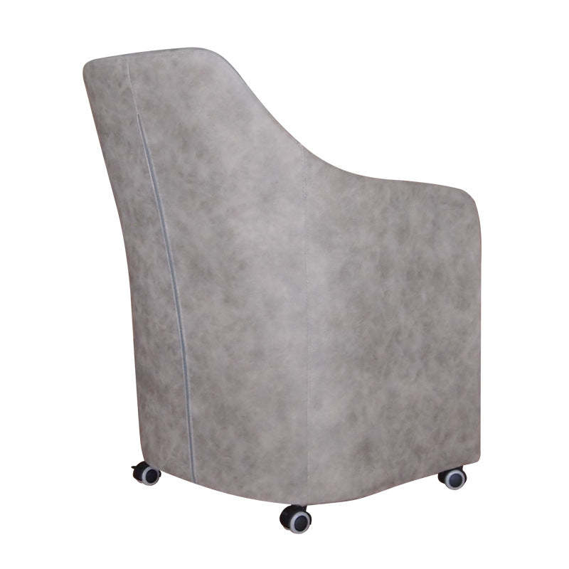Fabric Metal Curved Mobile Desk Chair