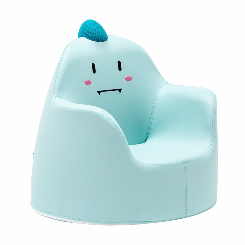 Art Deco Wood Leather Animal Kids Chair