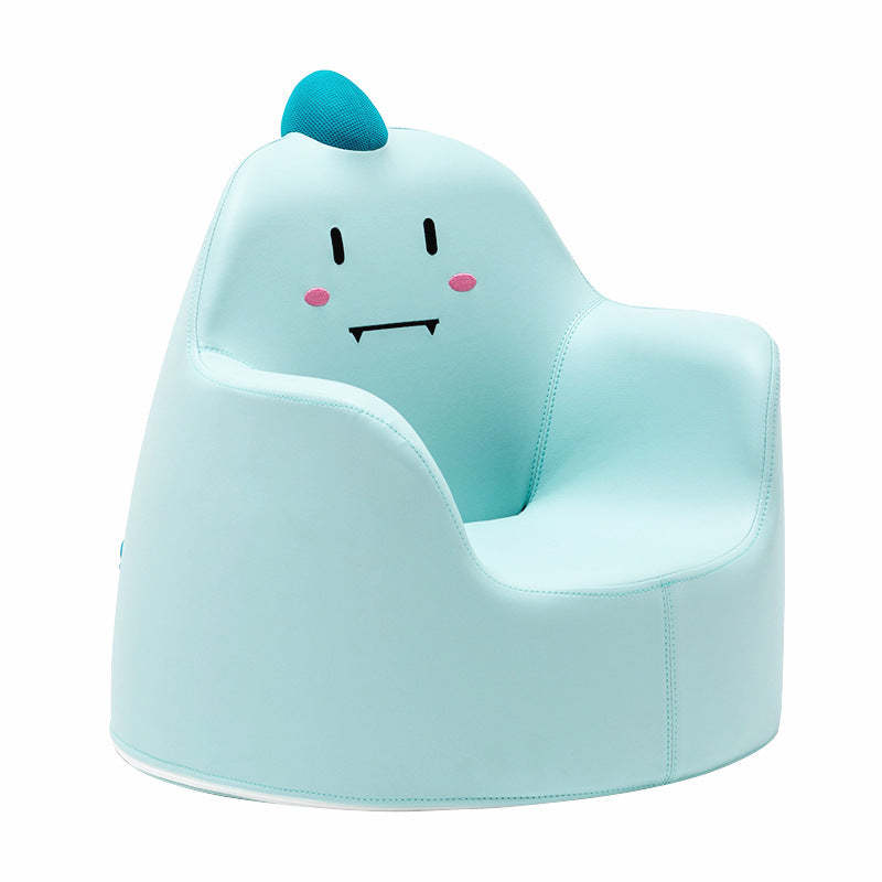 Art Deco Wood Leather Animal Kids Chair