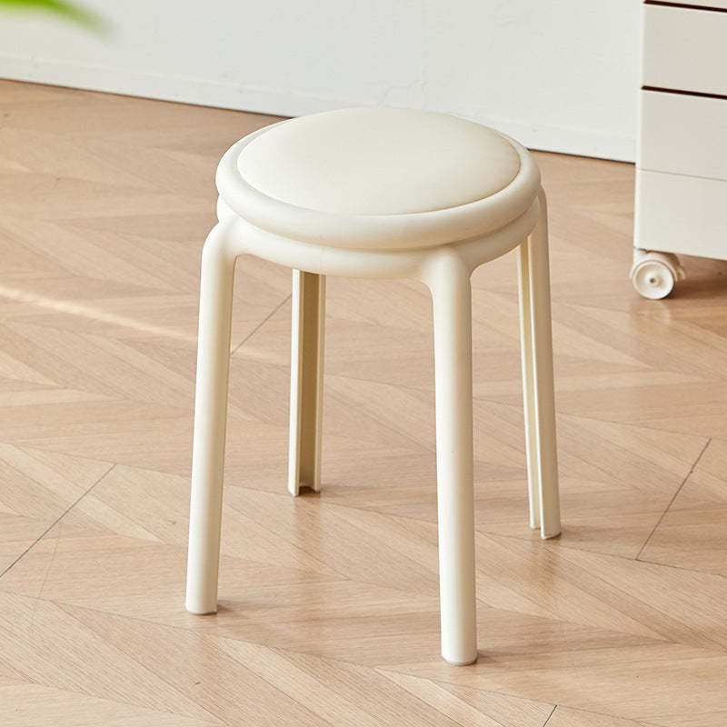 Minimalist Leather Round Chair