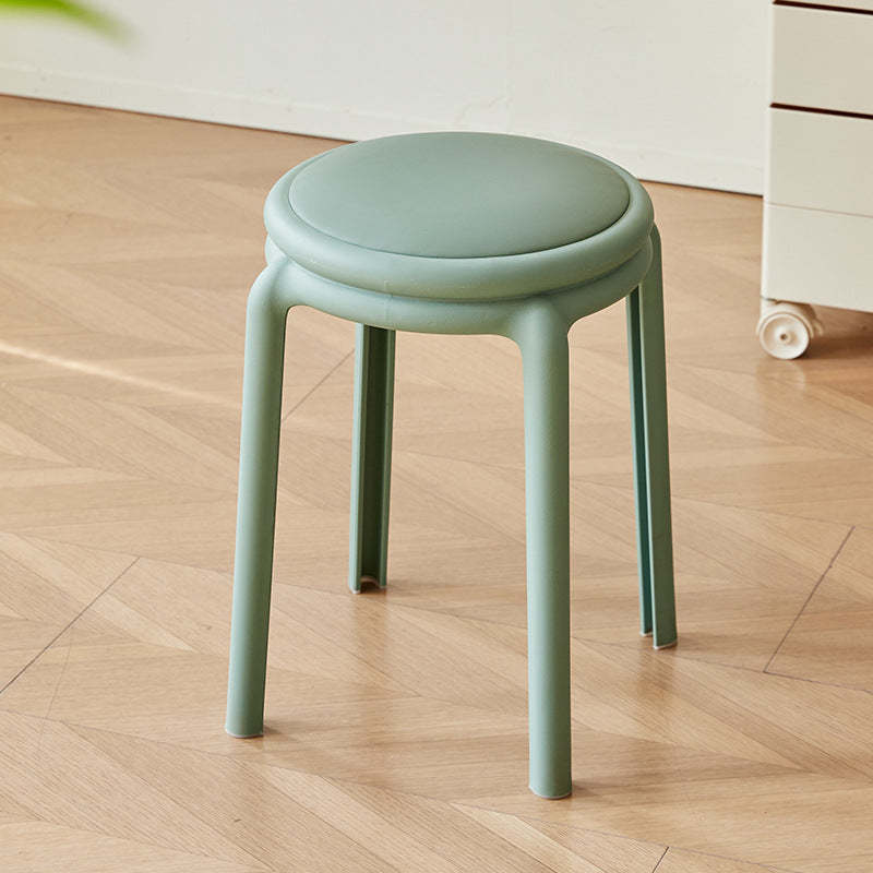 Minimalist Leather Round Chair