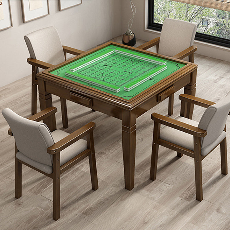 Minimalist Wood Fabric Dining Chair