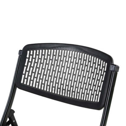 Minimalist Iron Plastic Desk Chair — Yellow