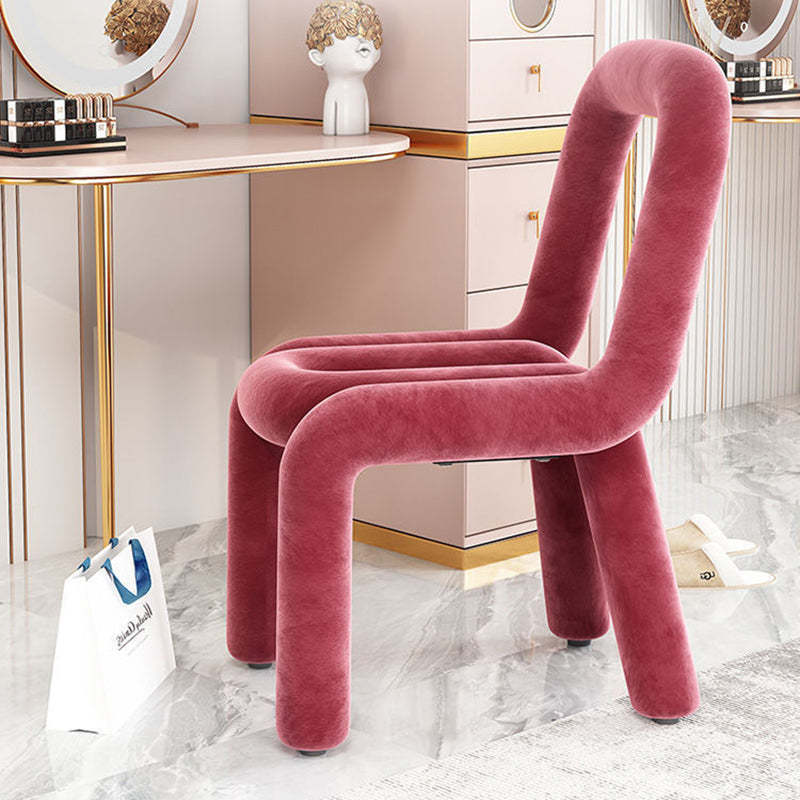 Lighom creative flannelette carbon wood accent chairs