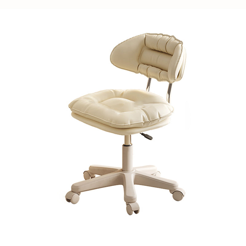 Modern Leather Nylon Vanity Stool