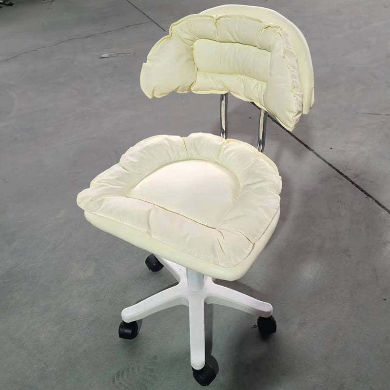 Modern Leather Nylon Vanity Stool