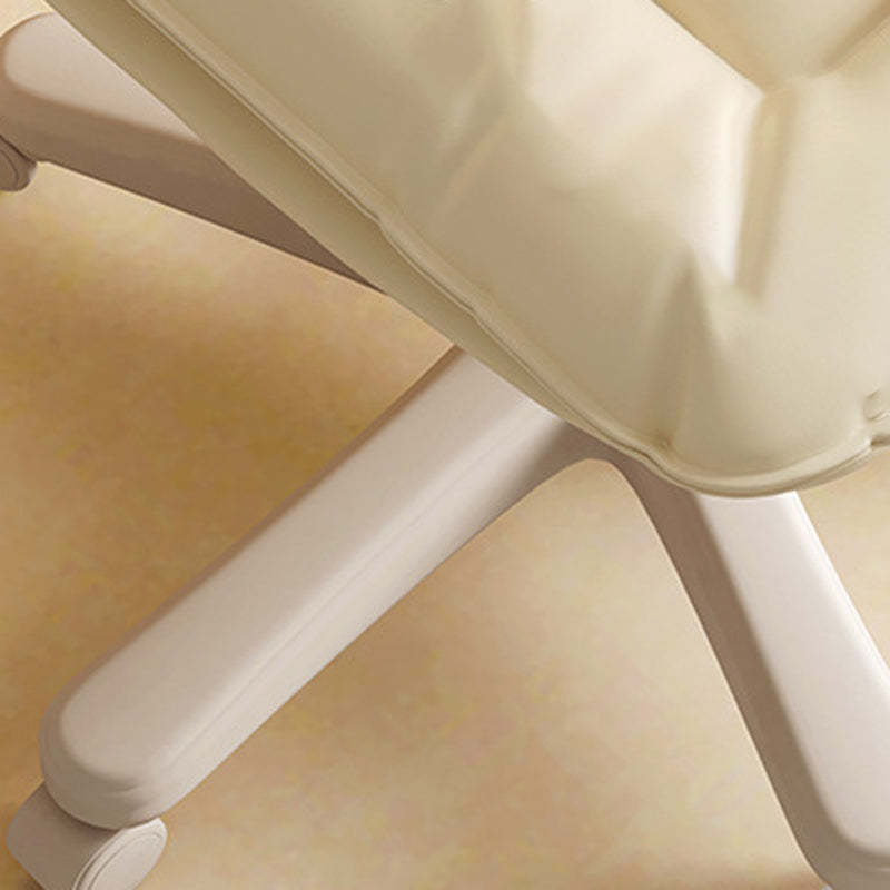 Modern Leather Nylon Vanity Stool