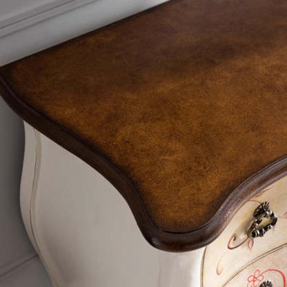 Vintage Patterned 3-Drawer Side Table