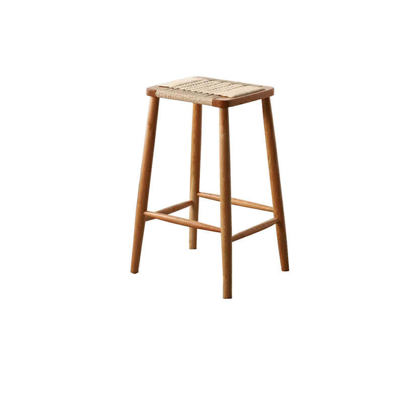 Retro Rope Cherry Wood Dining Chair