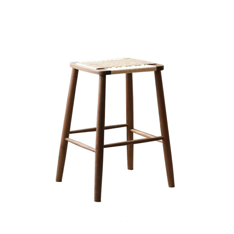 Retro Rope Cherry Wood Dining Chair